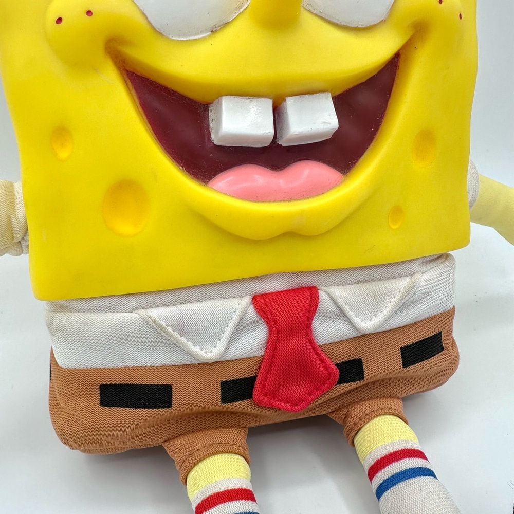 2005 SpongeBob SquarePants Knows Your Name Talking Plush Figure - RARE HTF - Picture 7 of 13